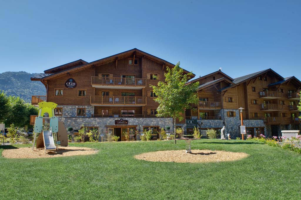 Cgh Residence Boutique Les Chalets De Layssia Samoens Luaran gambar